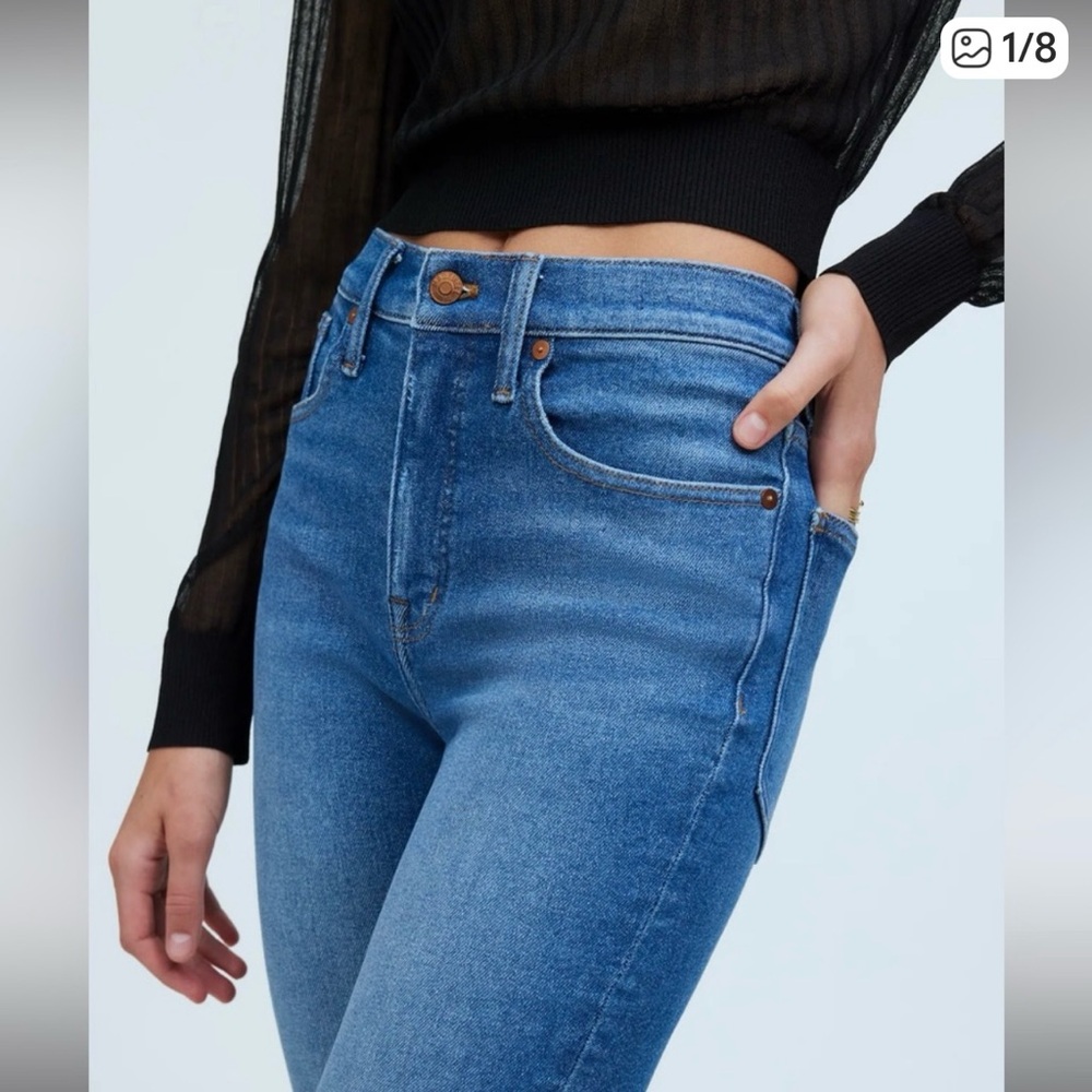 MADEWELL High-Rise Skinny 30 Classic Blue Women's Jeans